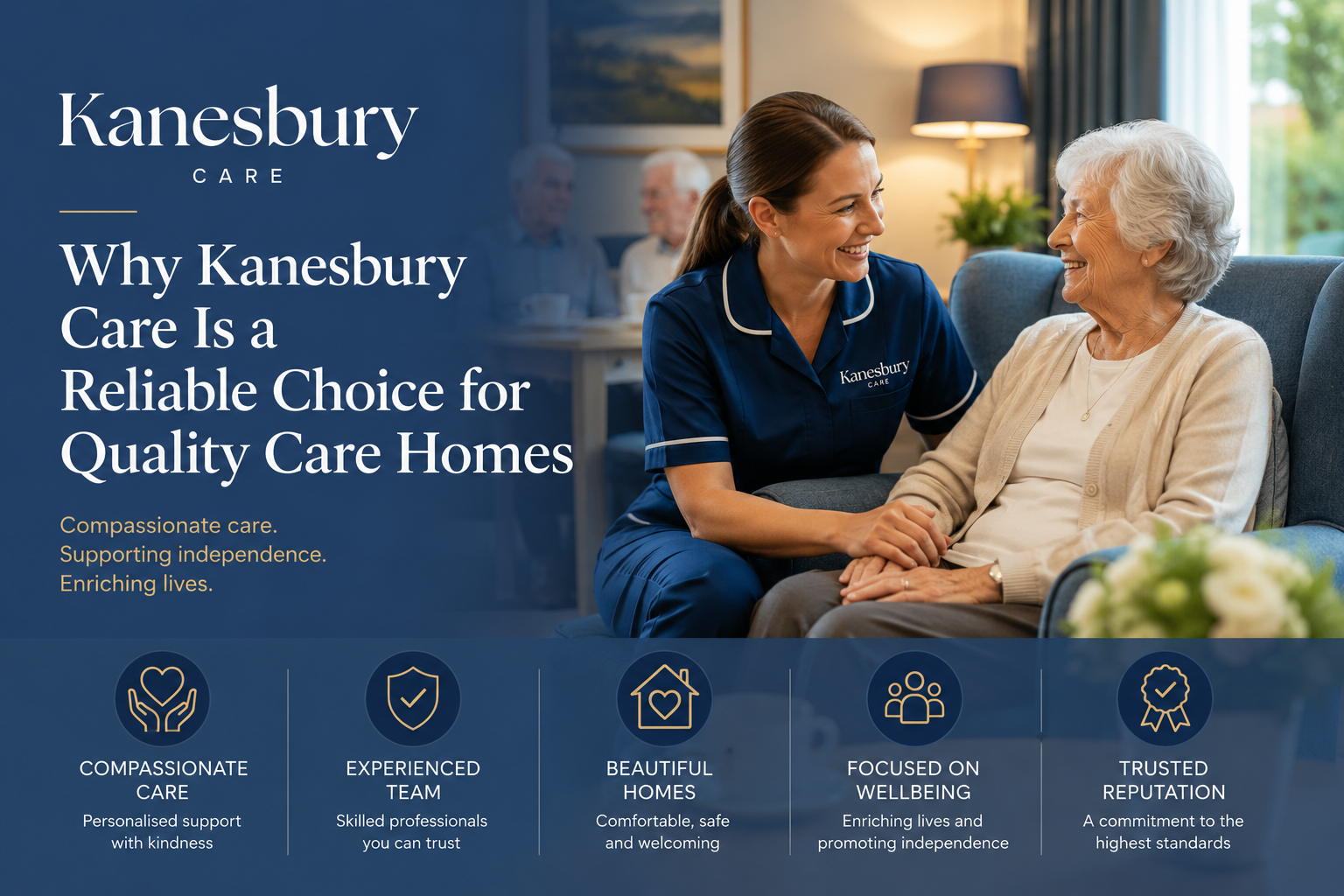 Why Kanesbury Care Is a Reliable Choice for Quality Care Homes Why Kanesbury Care Is a Reliable Choice for Quality Care Homes