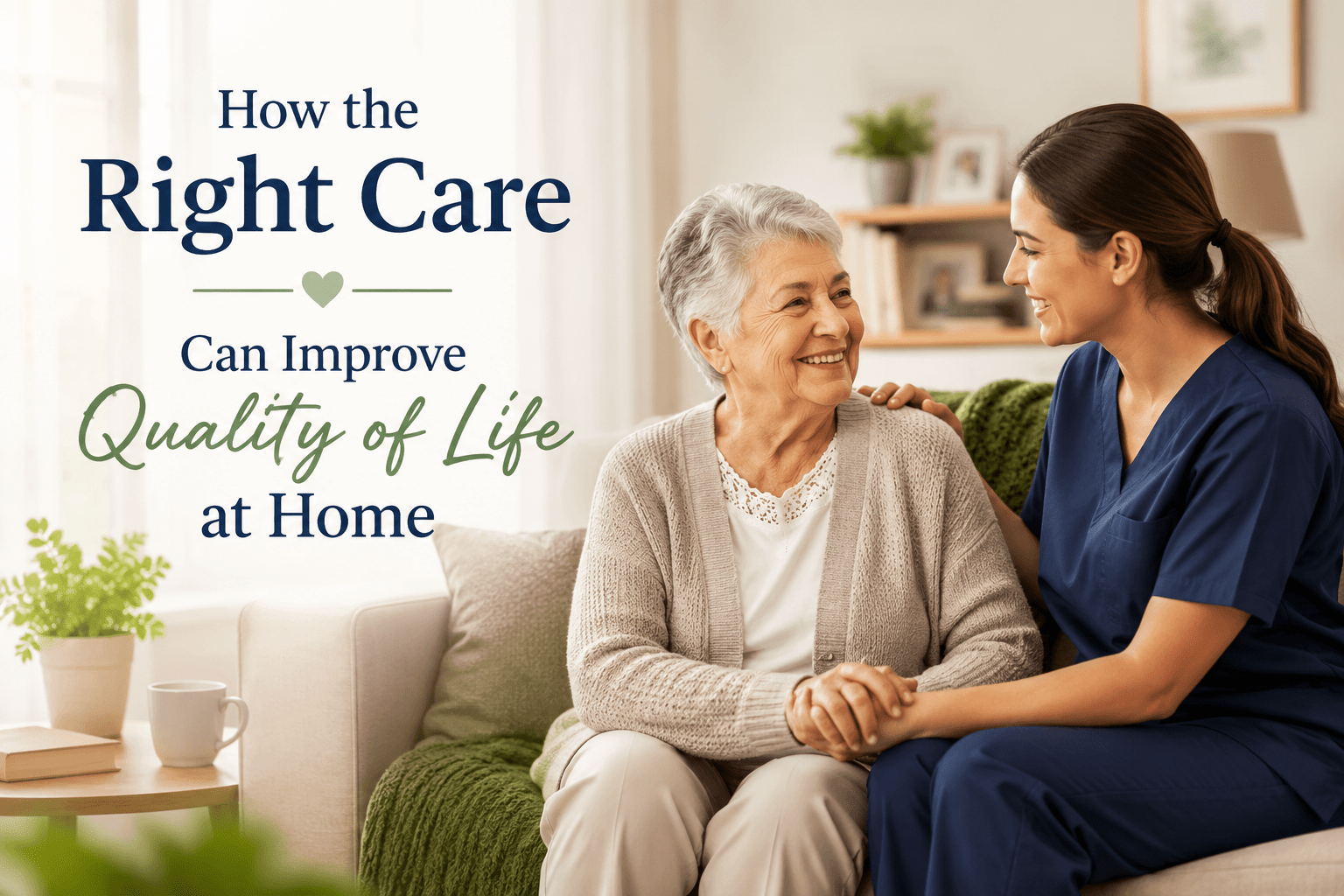 How the Right Care Can Improve Quality of Life at Home How the Right Care Can Improve Quality of Life at Home